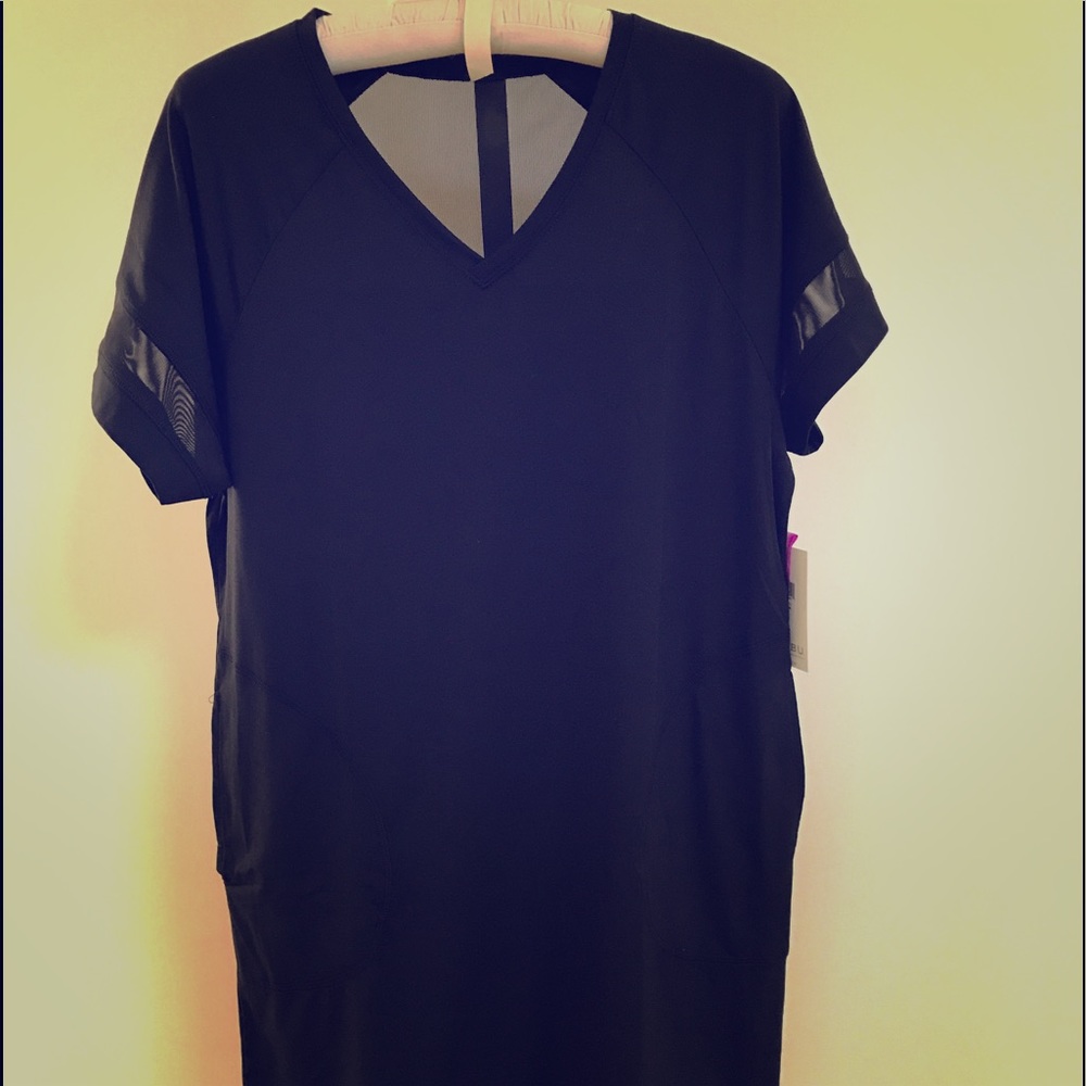 Soybu Black Knit Shift Dress w/Pockets